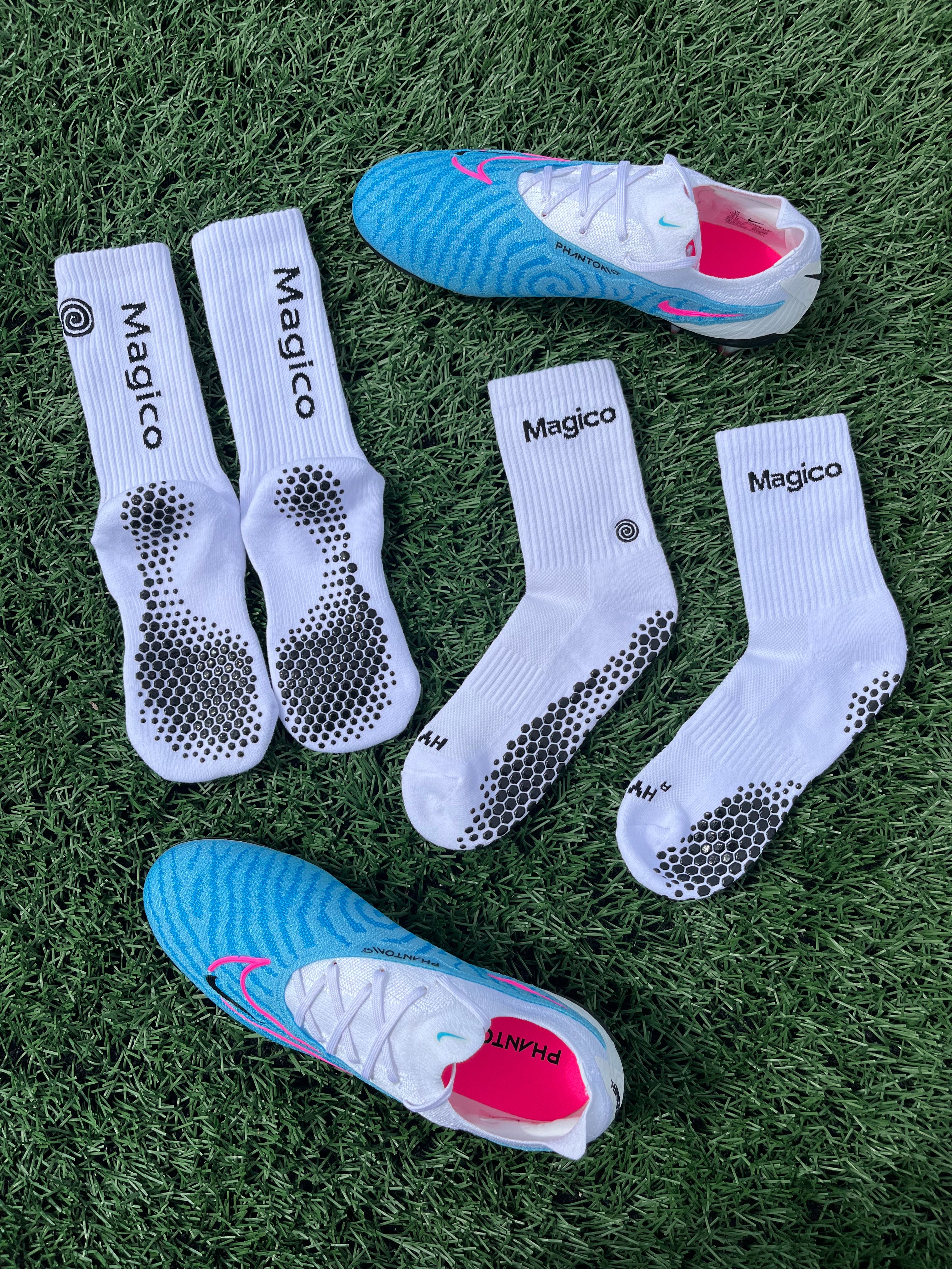 Hybrid Grip Socks (Black) - 3 Pairs