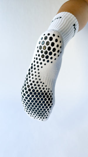 Hybrid Soccer Grip Socks, bottom grip view