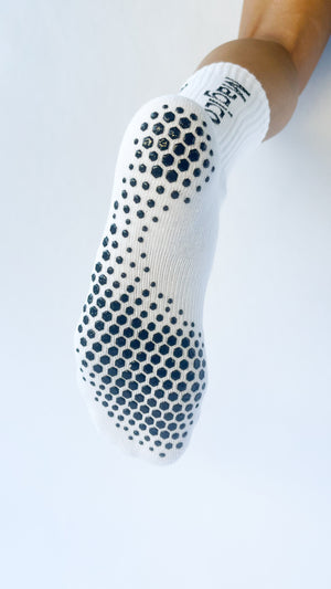 Hybrid Soccer Grip Socks, bottom grip view